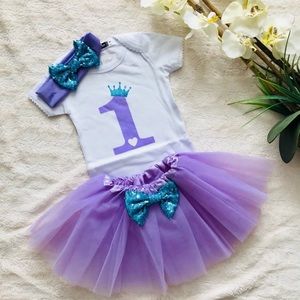 1st Birthday Girl tutu set